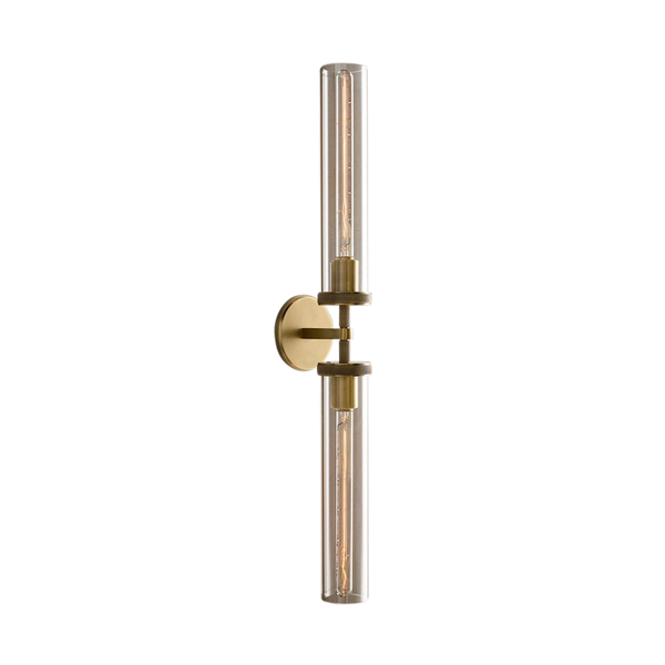 Achmore Twin Brass Wall Lamp (H775mm)