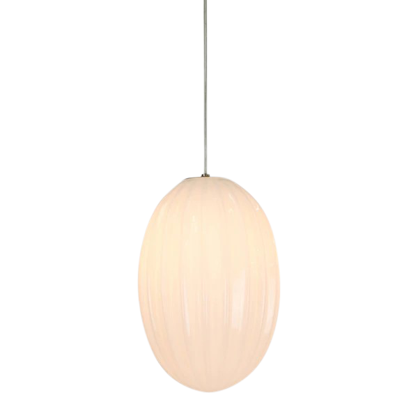 White globe pendant on sale light fixture