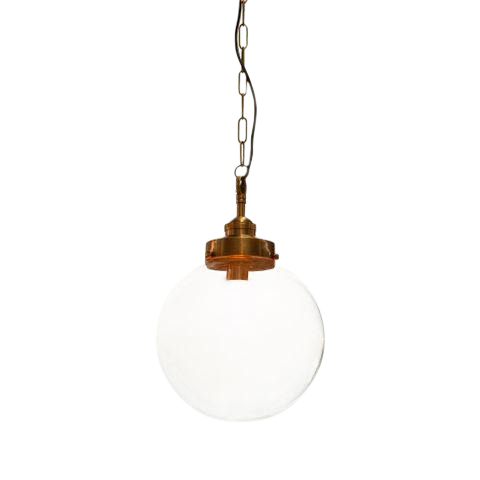 SMITH&SMITH Lighting Sydney Rotherhithe Round Clear Glass Pendant Lamp 