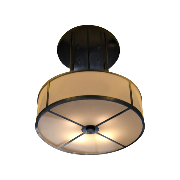 SMITH&SMITH Lighting Alicies Brass and Glass Ceiling Lamp