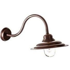 Liverpool Dark Brass Outdoor Wall Lamp from SMITH&SMITH