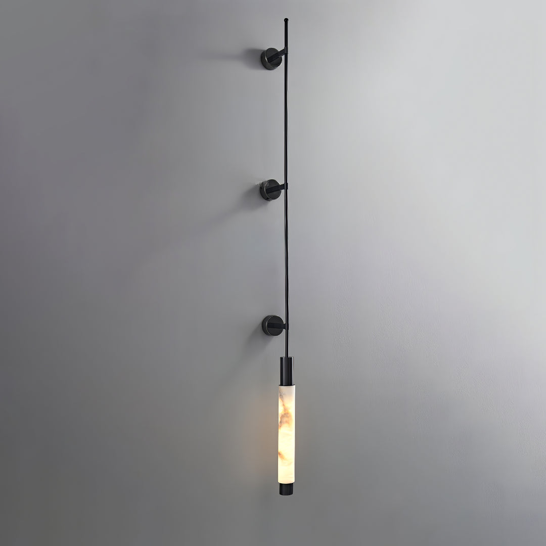 Almira Alabaster Wall Sconce - Long