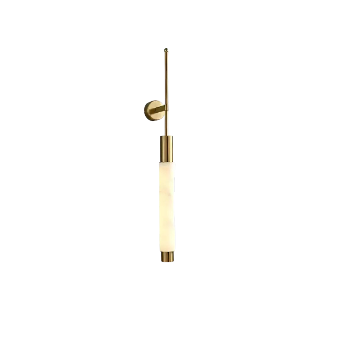 Almira Alabaster Wall Sconce - Short