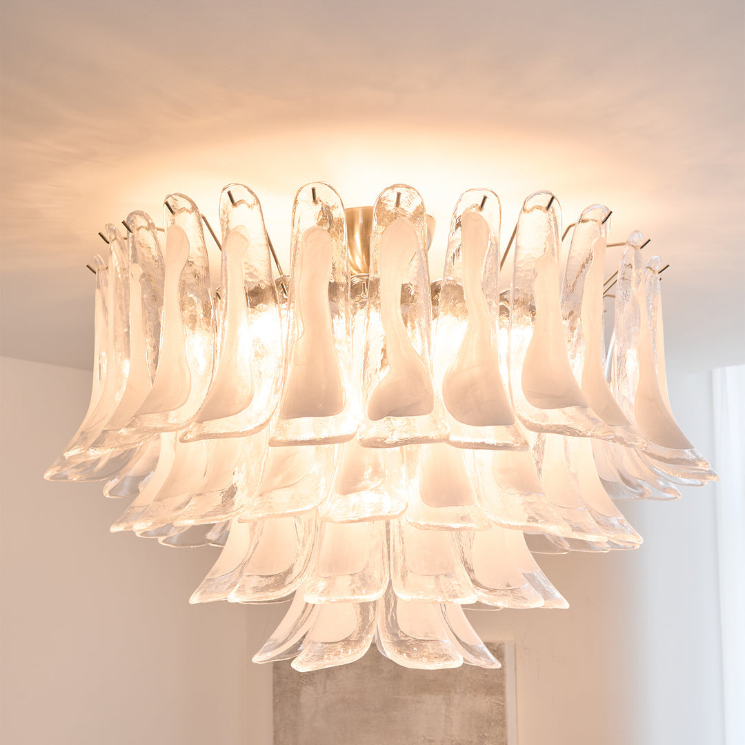 Zaffira Wave Murano Ceiling Lamp