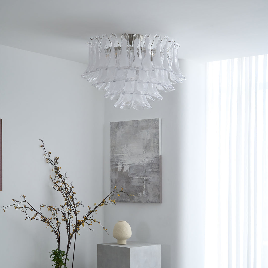 Zaffira Wave Murano Ceiling Lamp