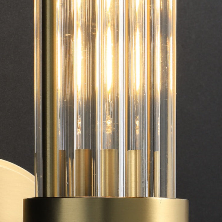 Griffith Twin Up-Down Wall Lamp in Brass