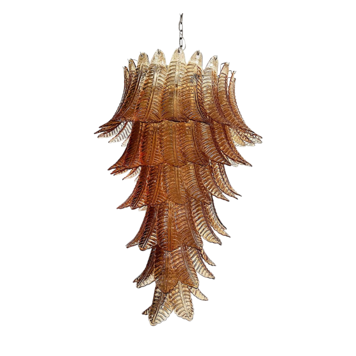 Cosima Murano Amber Chandelier