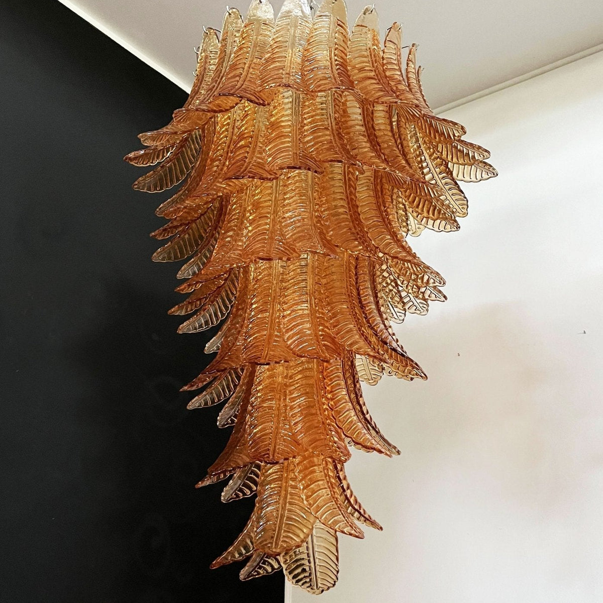 Cosima Murano Amber Chandelier