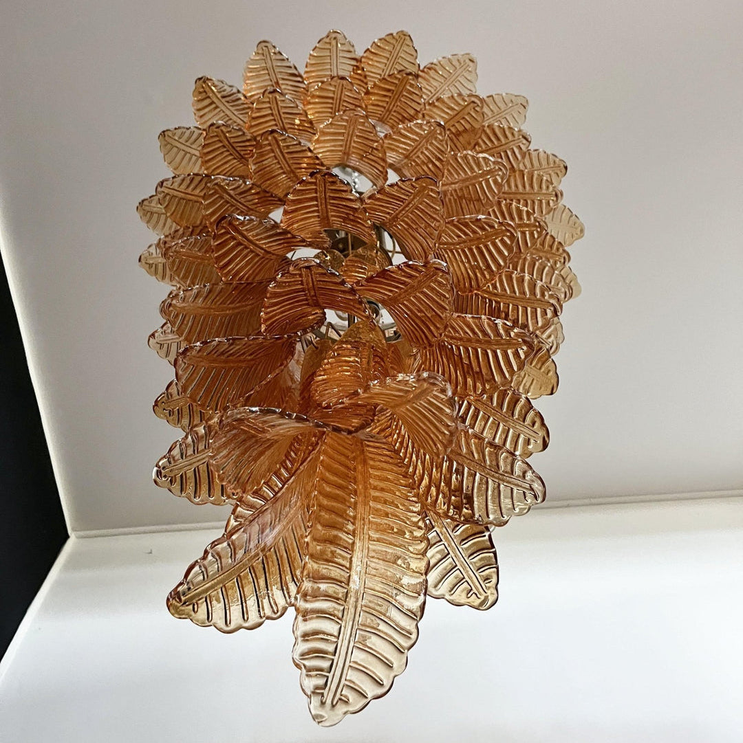 Cosima Murano Amber Chandelier