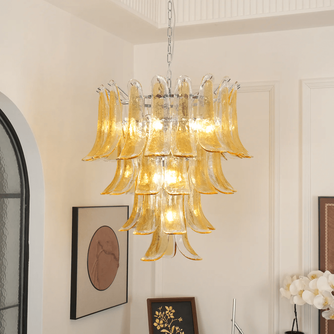 Annabella Murano Lily Chandelier - 4 Layer