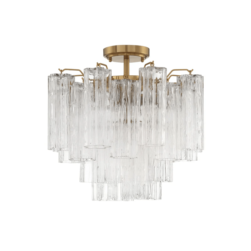Angela Murano Tubular Ceiling Lamp