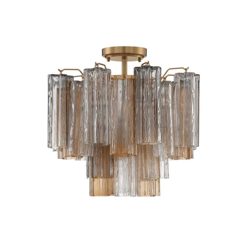 Angela Murano Tubular Ceiling Lamp