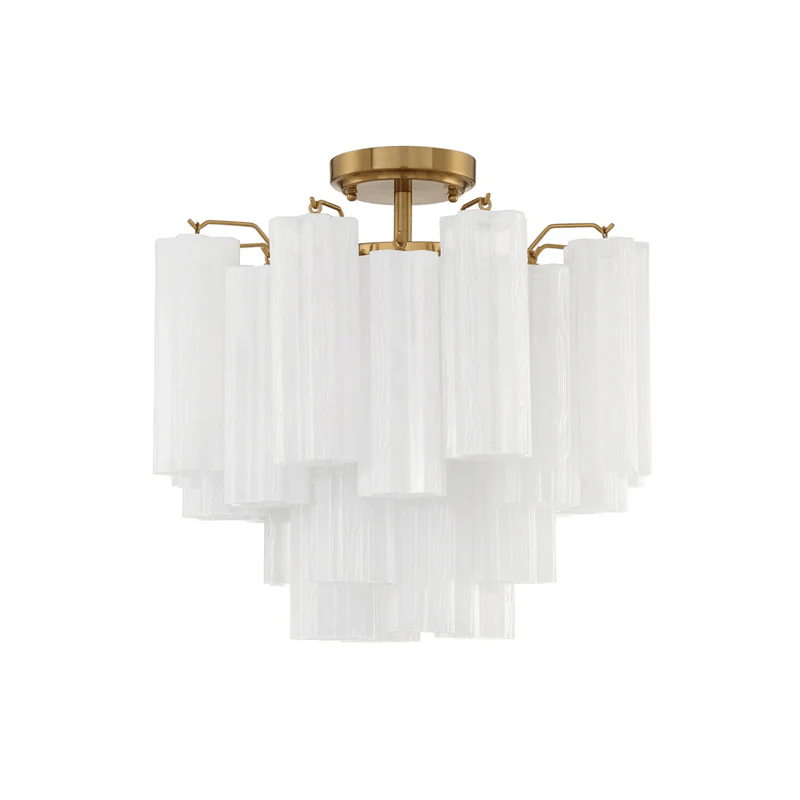Angela Murano Tubular Ceiling Lamp