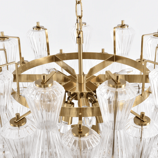 Bianca Murano Glass Chandelier