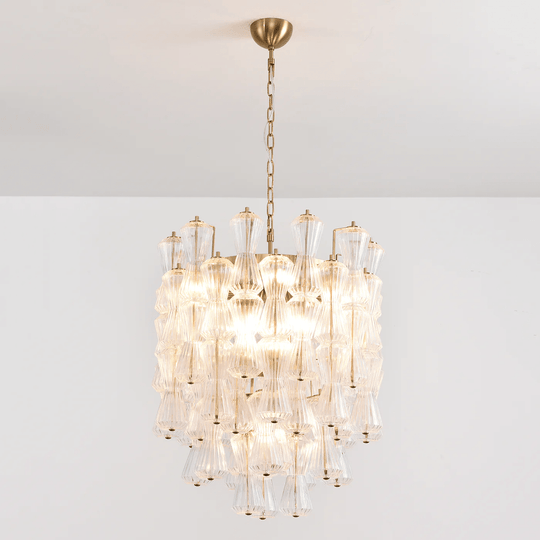 Bianca Murano Glass Chandelier