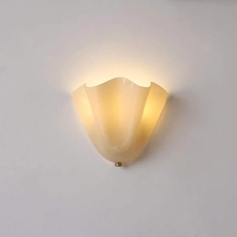 Zino Glass Shell Wall Lamp