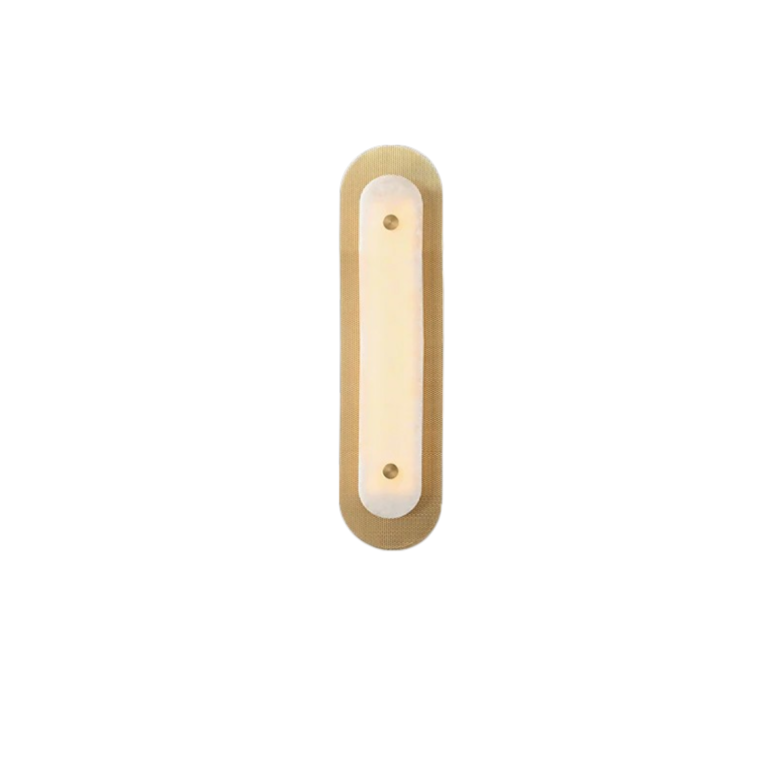 Adela Perforated Alabaster Wall Sconce - Long