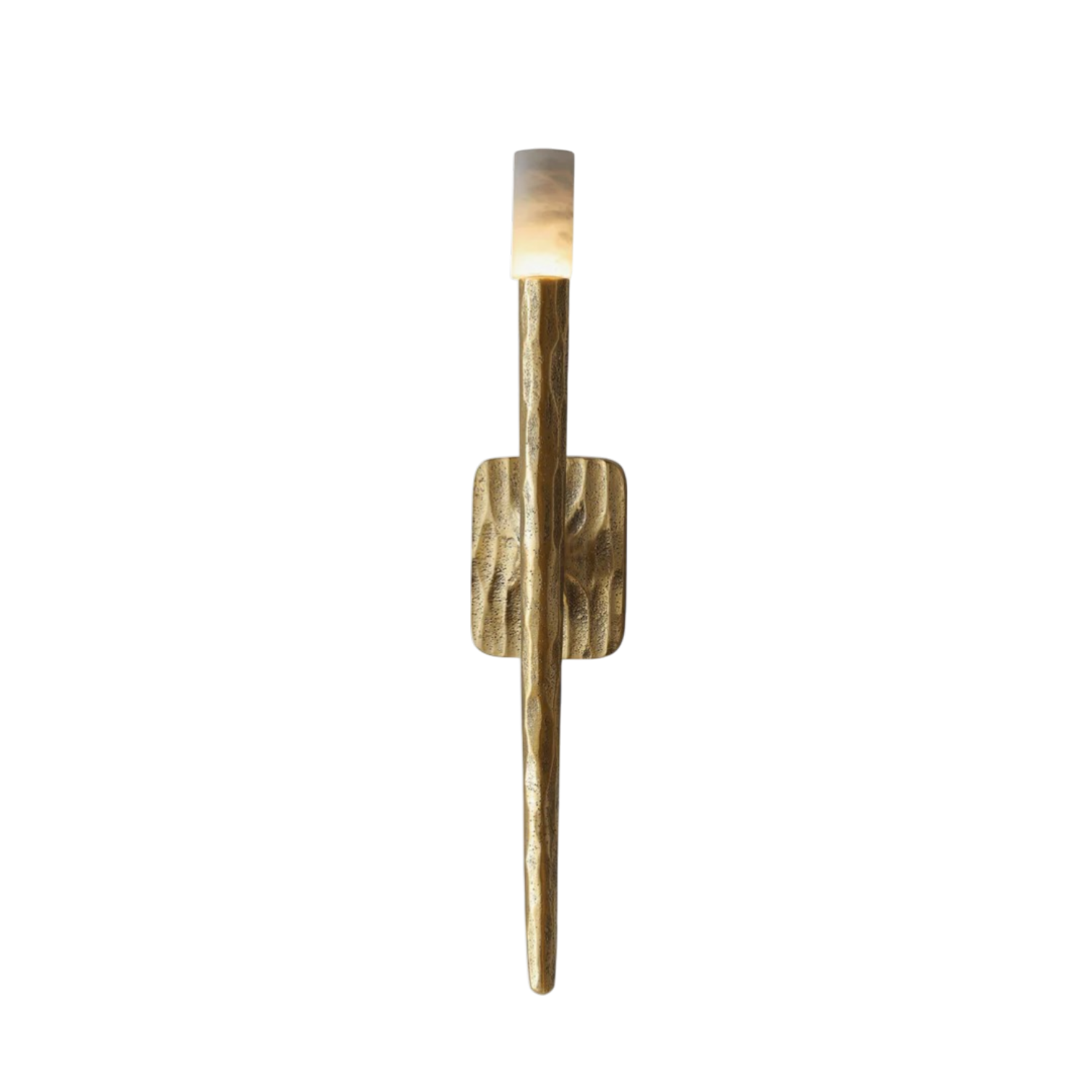 Luro Sculpted Alabaster Sconce