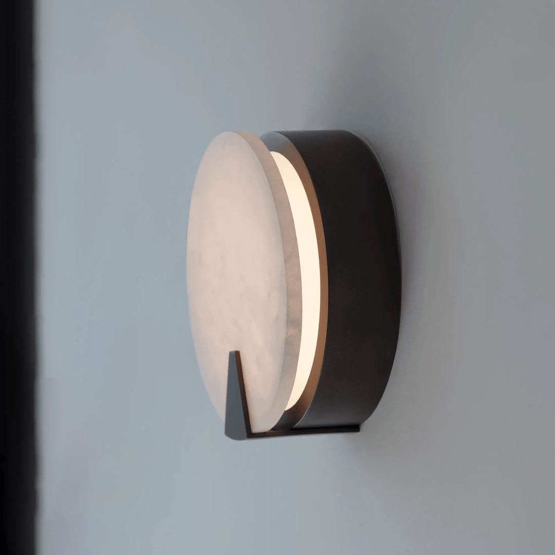 Seron Halo Alabaster Wall Light - Large