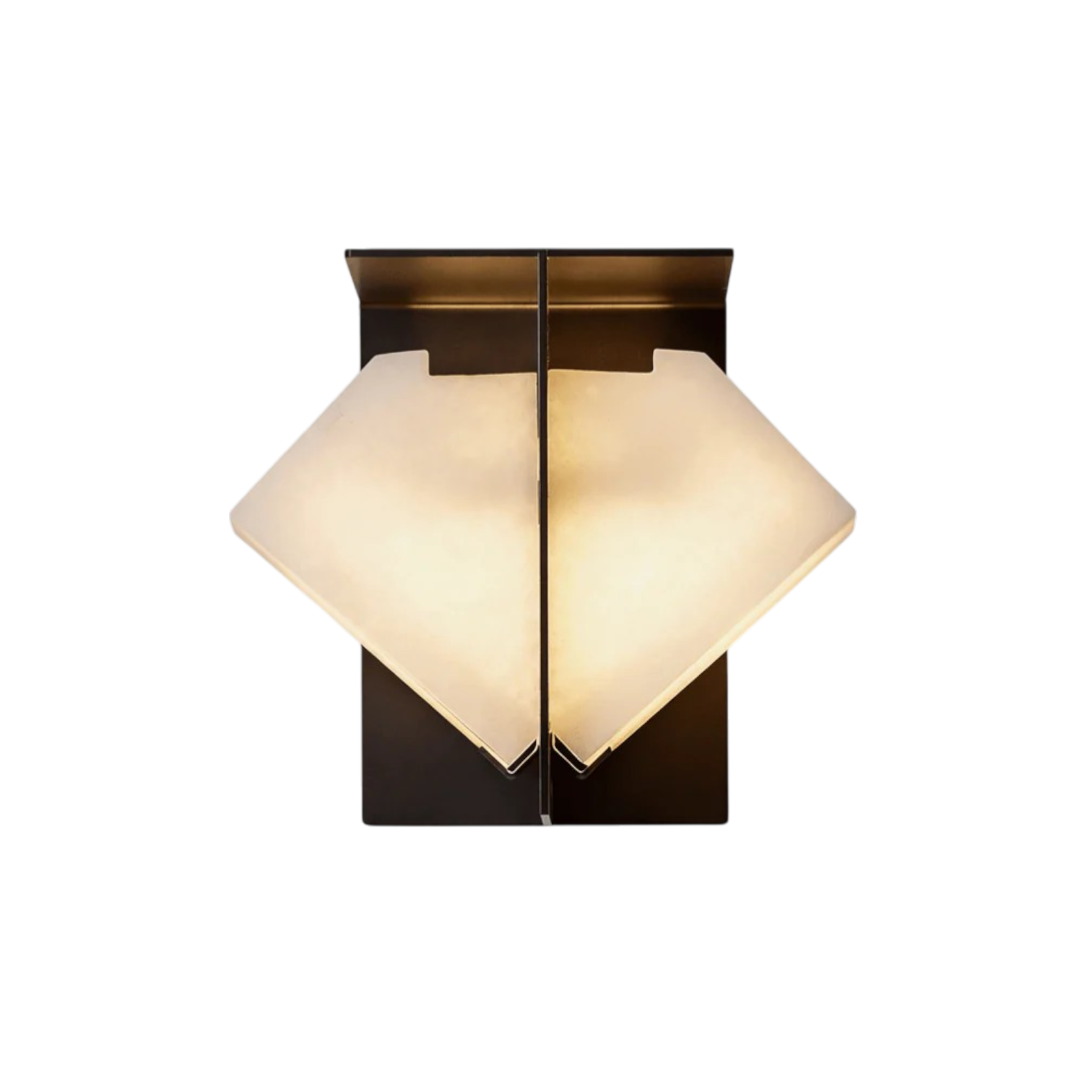 Nina Folded Alabaster Wall Sconce