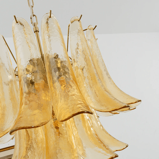 Anna Murano Cascade Glass Chandelier
