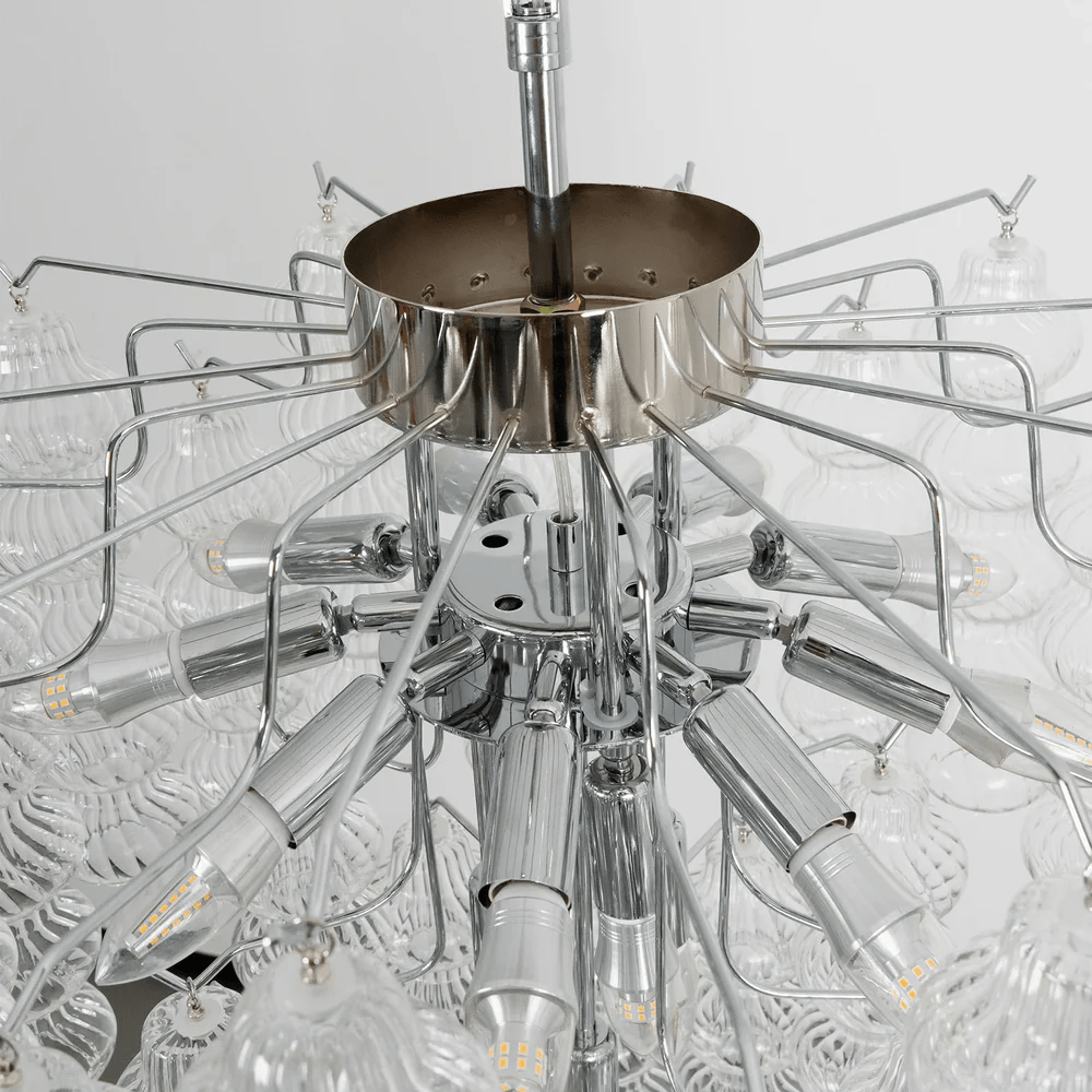 Mariangela Murano Ripple Column Chandelier