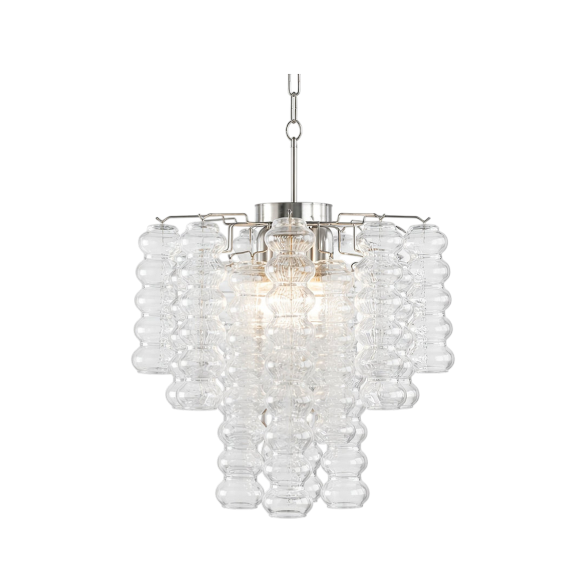 Mariangela Murano Ripple Column Chandelier