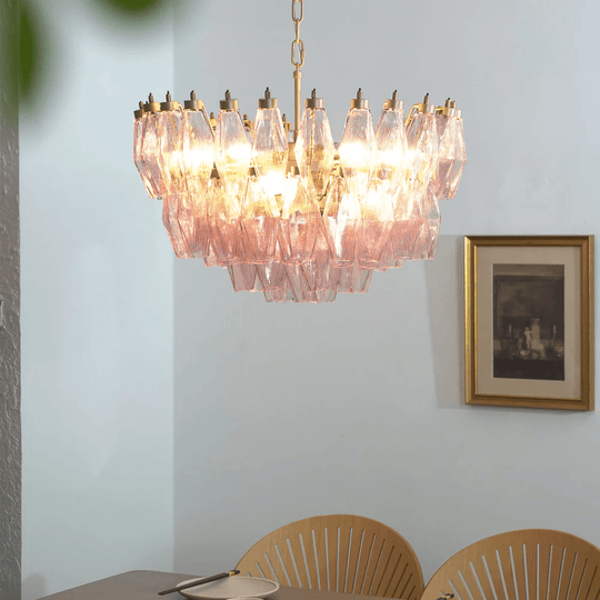 Isabella Murano Facet Bloom Chandelier