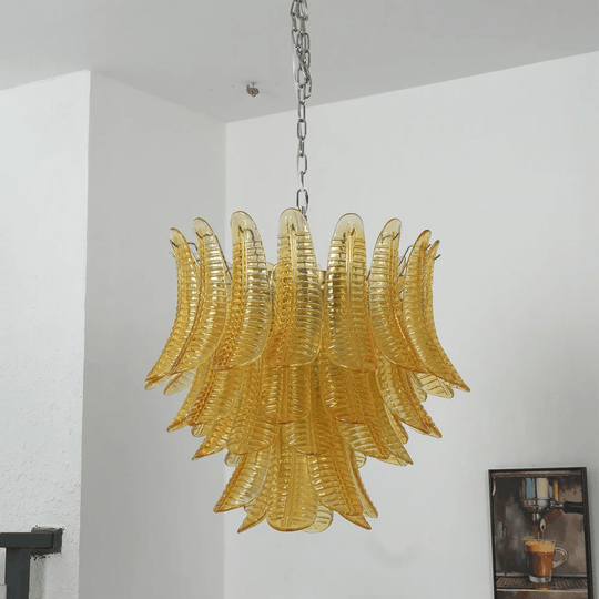 Placida Murano Cascade Glass Chandelier