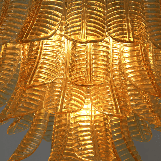 Placida Murano Cascade Glass Chandelier