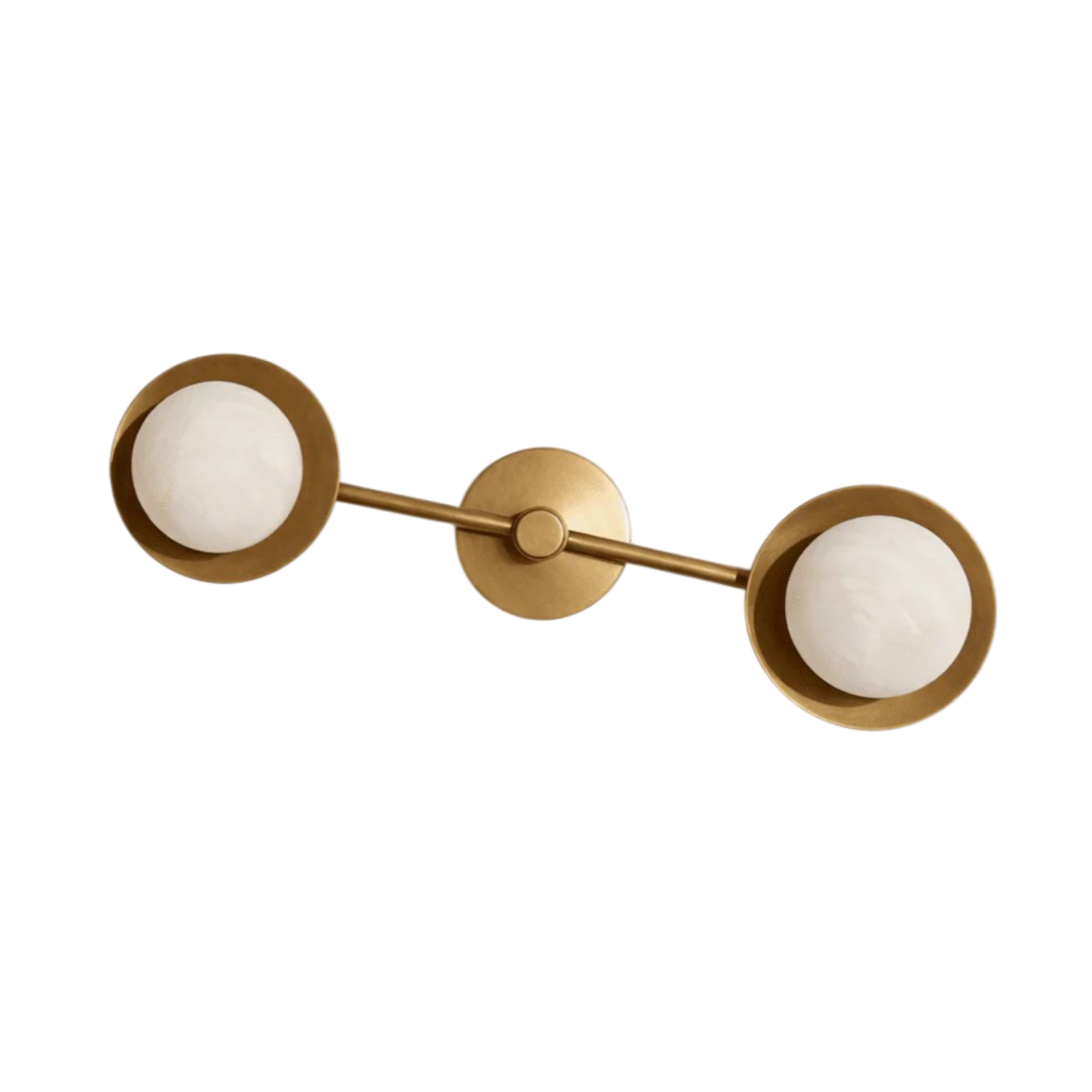 Mila Halo Alabaster Wall Light