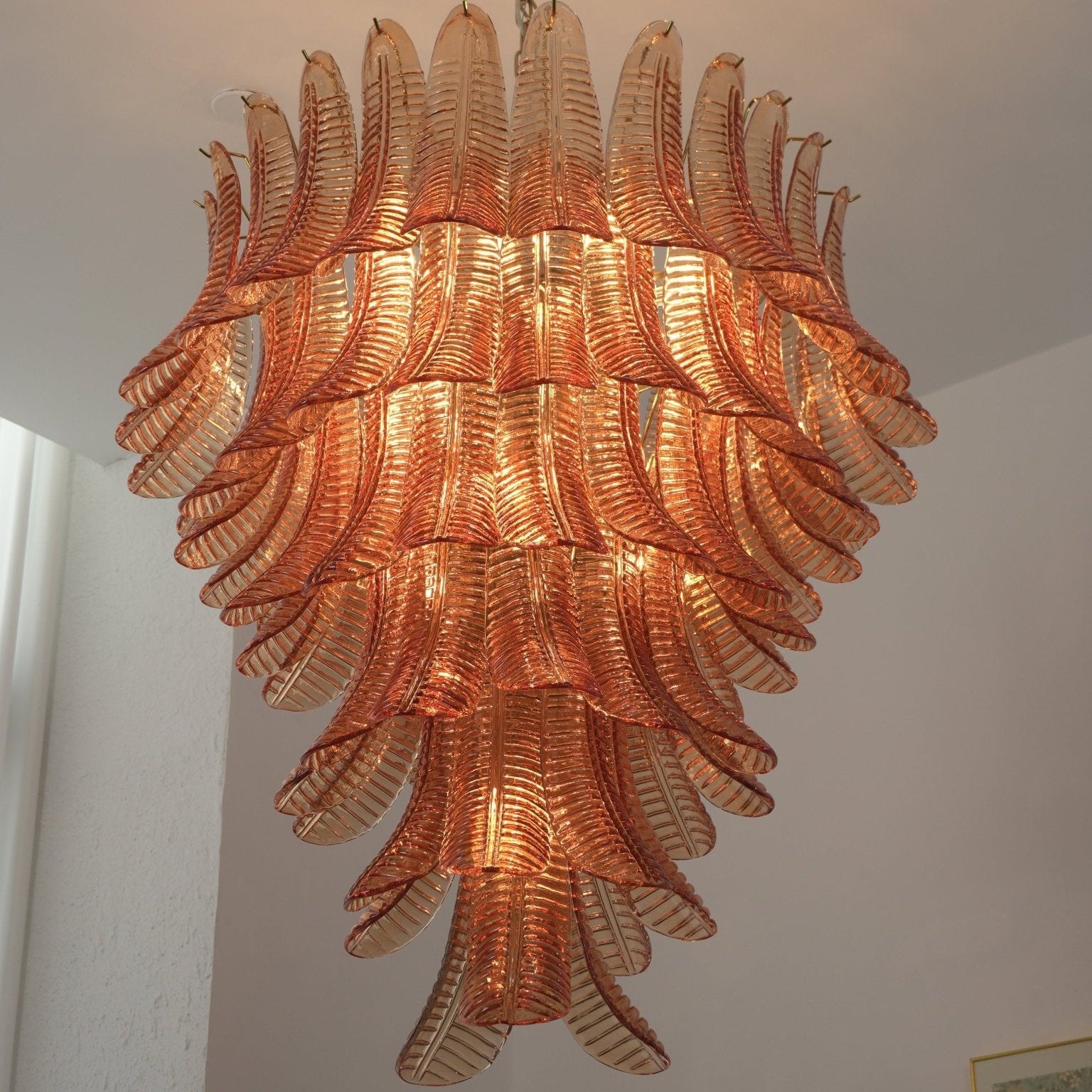 Paolina Leaf Cascade Chandelier - Medium