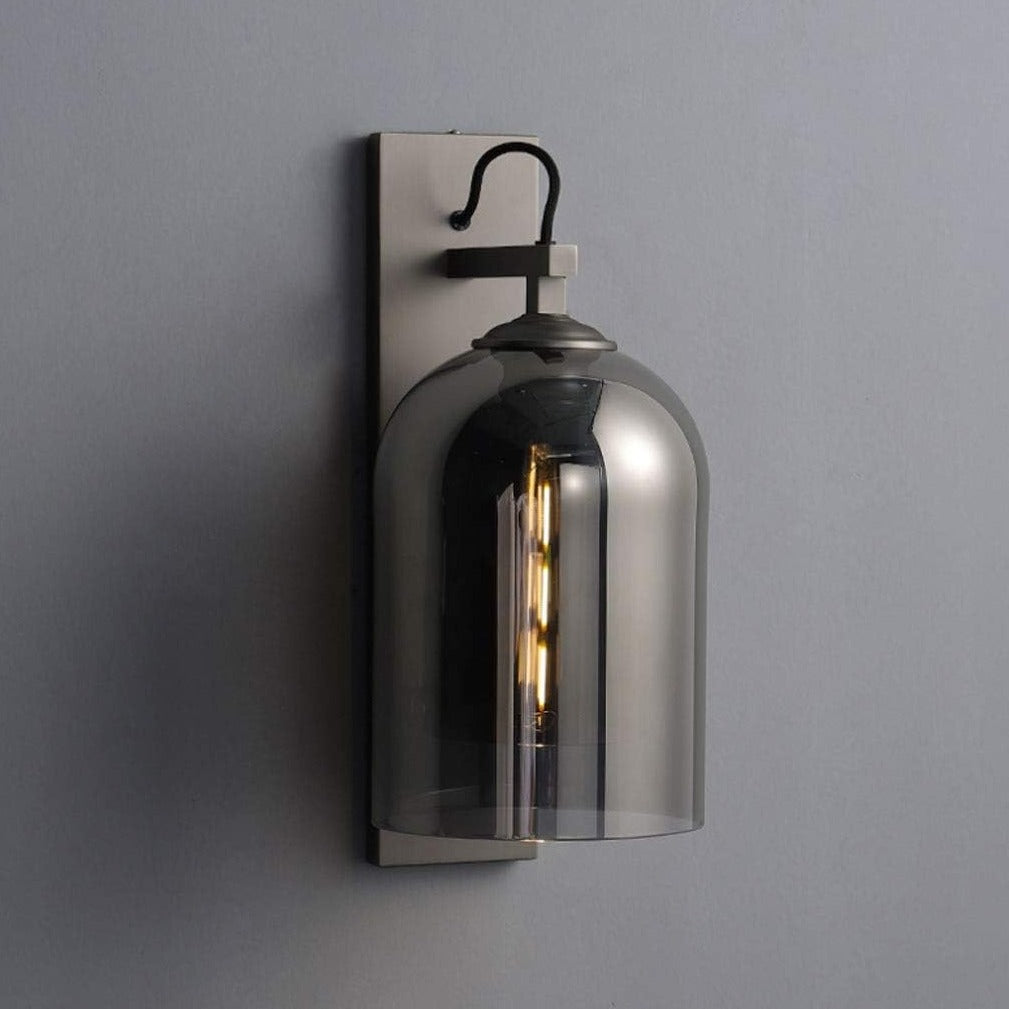 Scarlet Wall Lamp in Smoke Glass