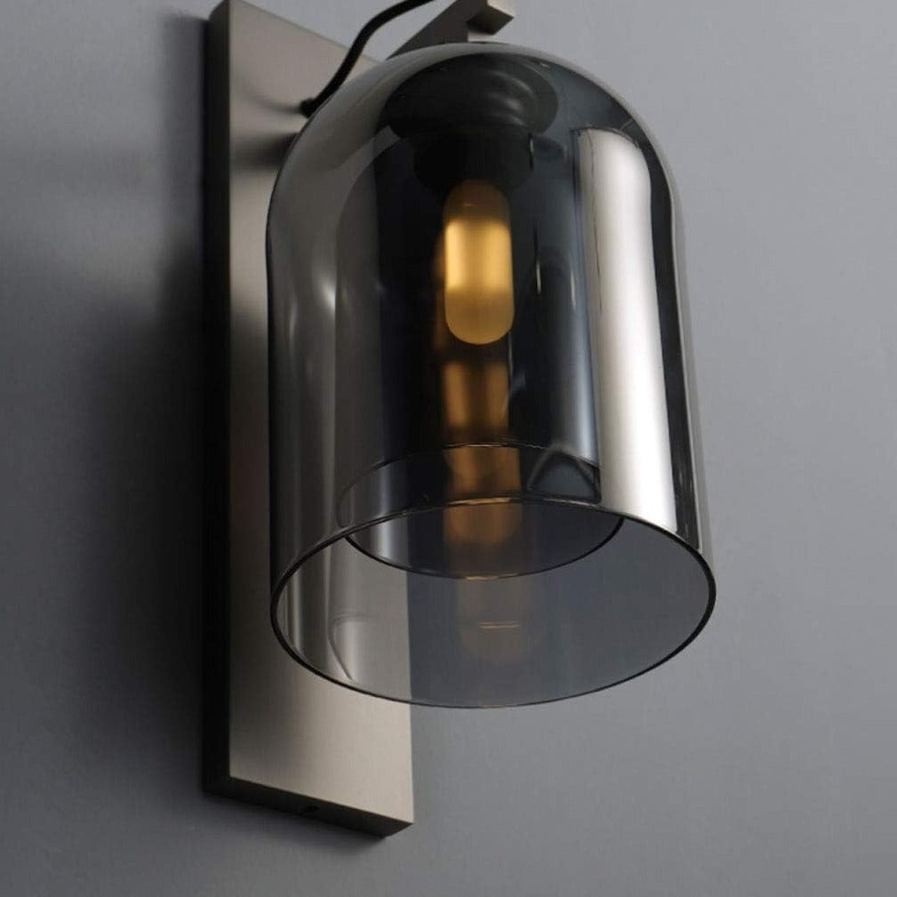 Scarlet Wall Lamp in Smoke Glass