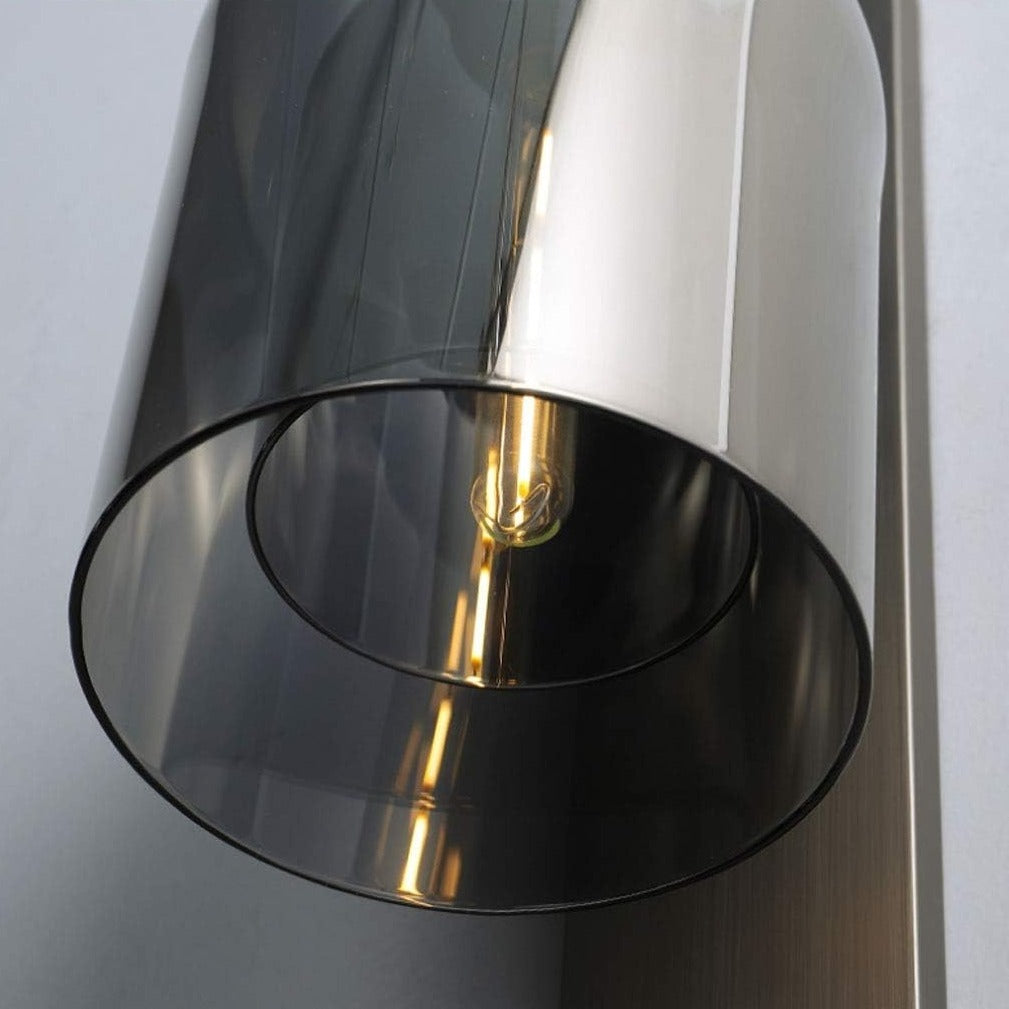 Scarlet Wall Lamp in Smoke Glass