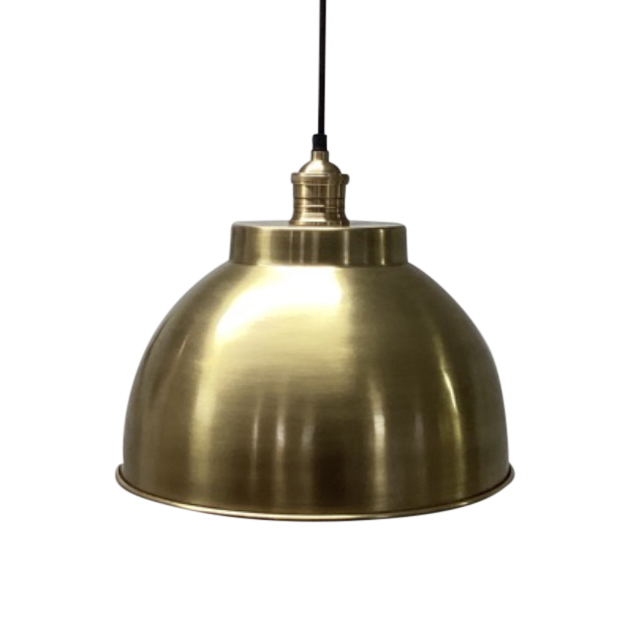 Richmond 13" Brass Dome Pendant Lamp