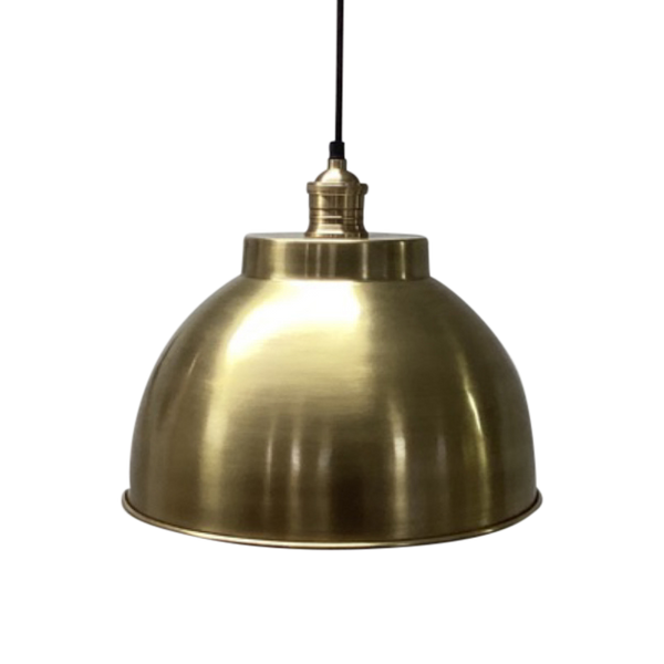Richmond 13" Industrial Brass Pendant Lamp