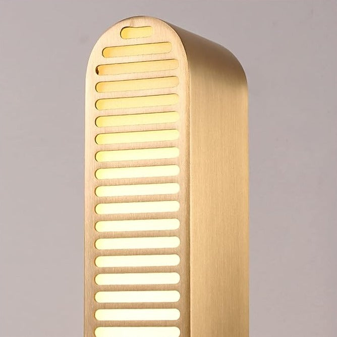 Natalia Twin Column Brass Wall Lamp