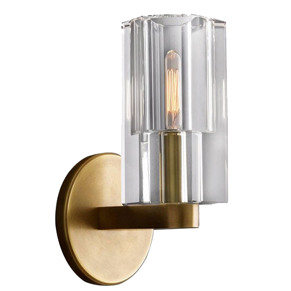 Zoey Clear Crystal Wall Lamp