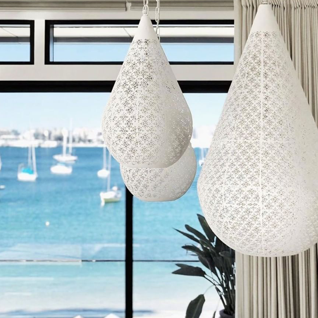 Aquarius Ceiling Pendant Large White ZAF11098WH (Clearance)