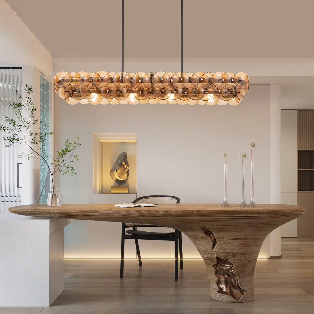 Serafina Murano Linear Chandelier
