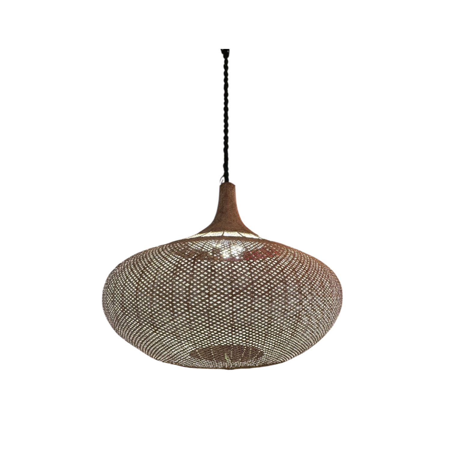 Abha Rattan Hanging Lamp