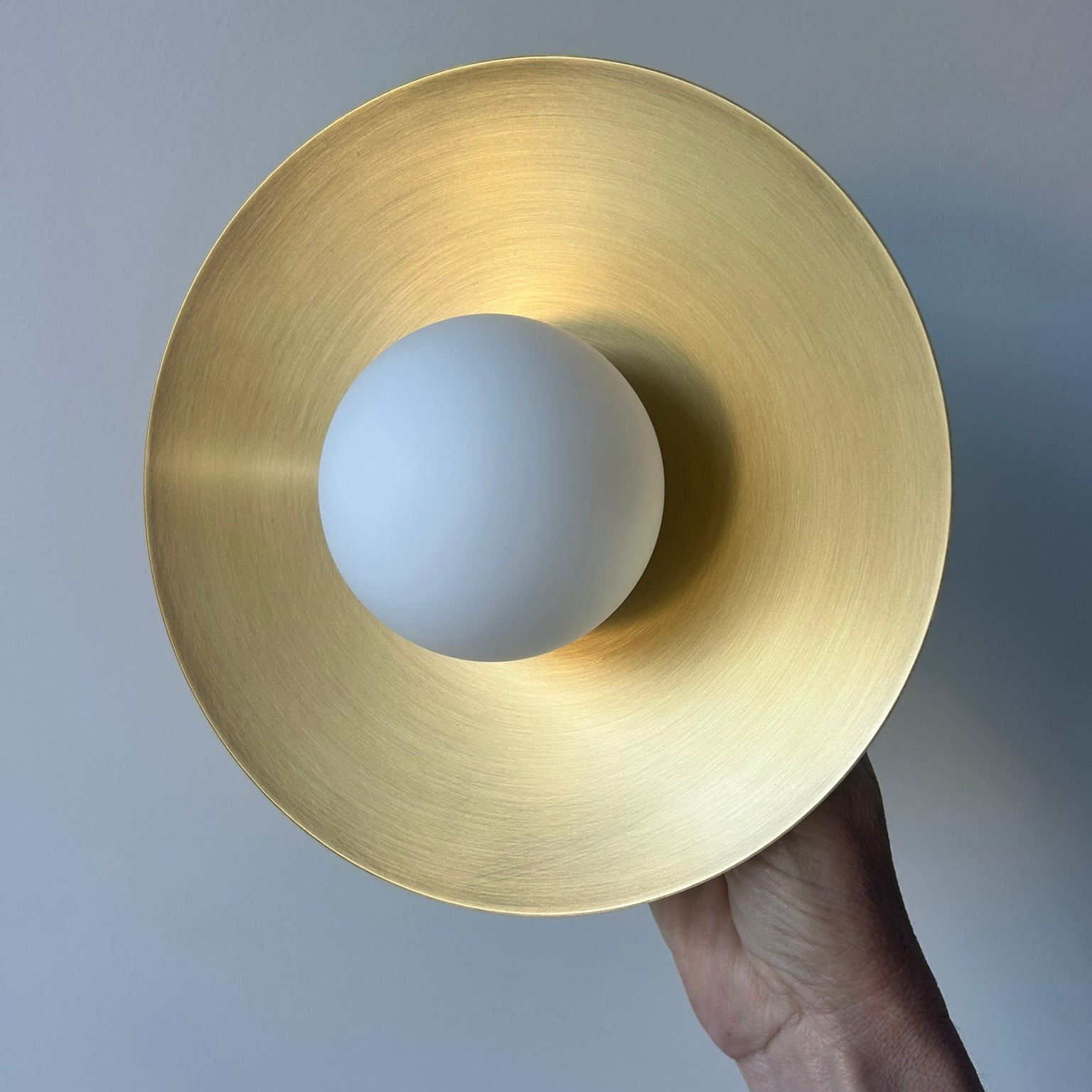 Adeline Wall Sconce (Small) Brushed Brass only
