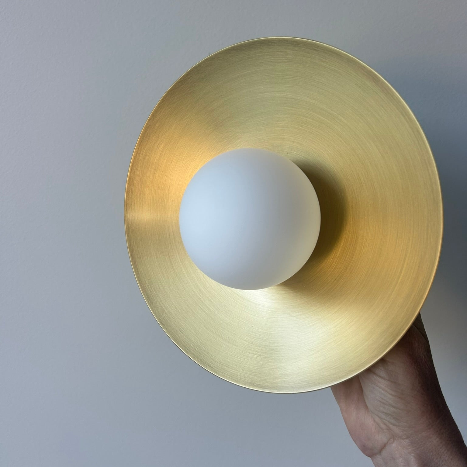 Adeline Wall Sconce (Small) Brushed Brass only