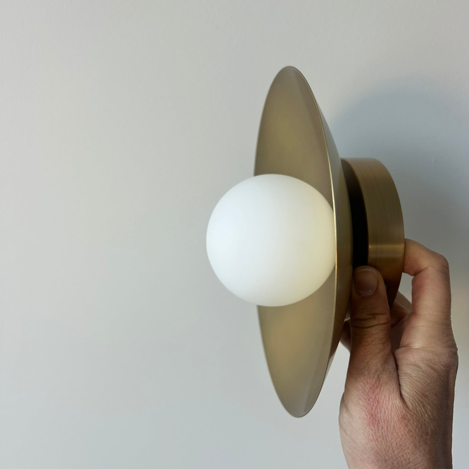 Adeline Wall Sconce (Small) Brushed Brass only