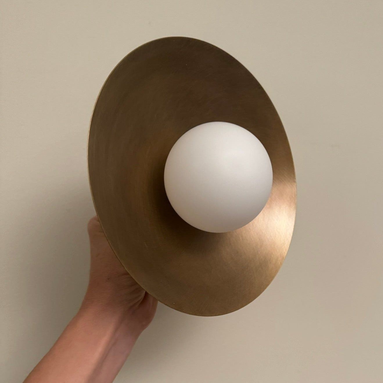 Adeline Antique Brass with 100mm shade