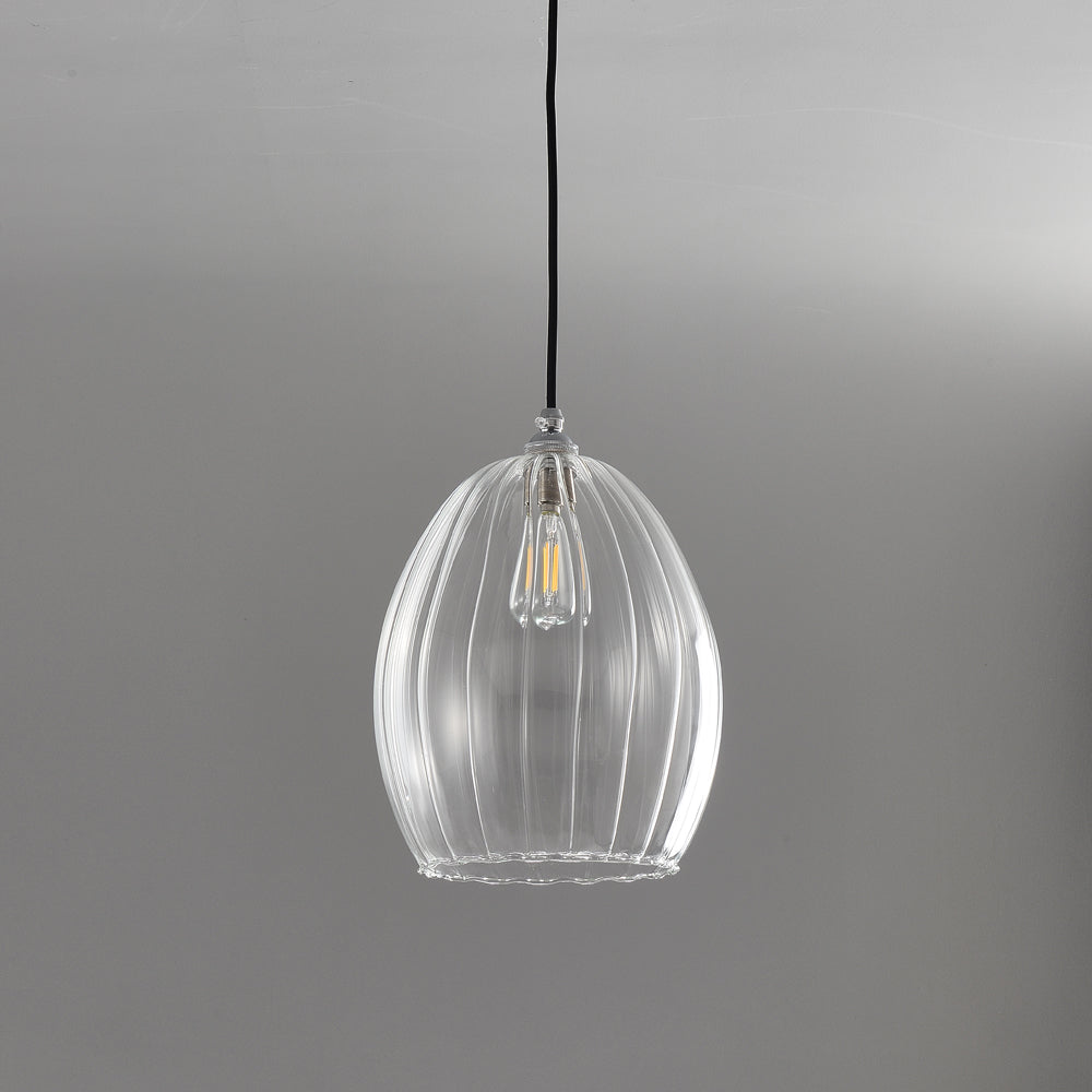 Adrian Clear Glass Pendant Lamp