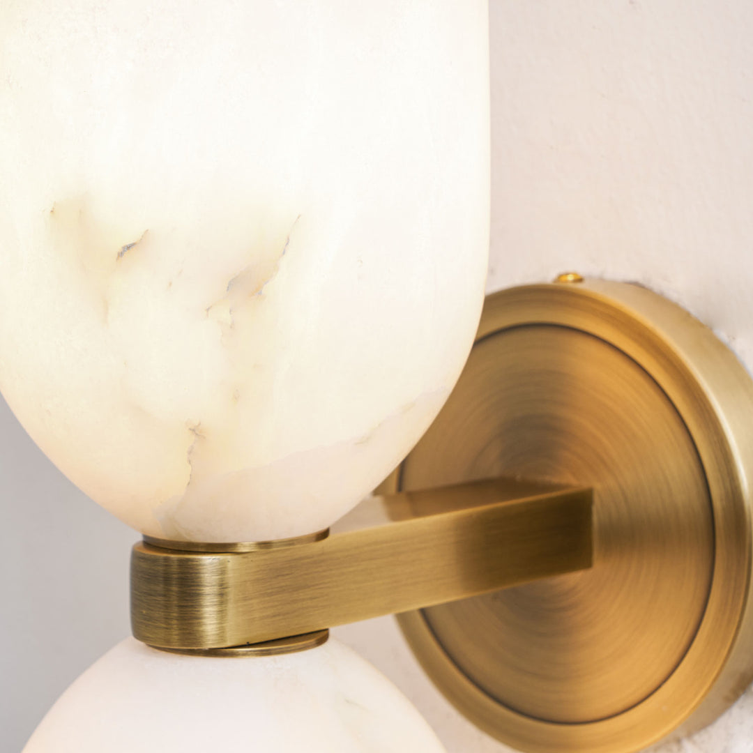 Estela Alabaster Nexus Wall Sconce - Large