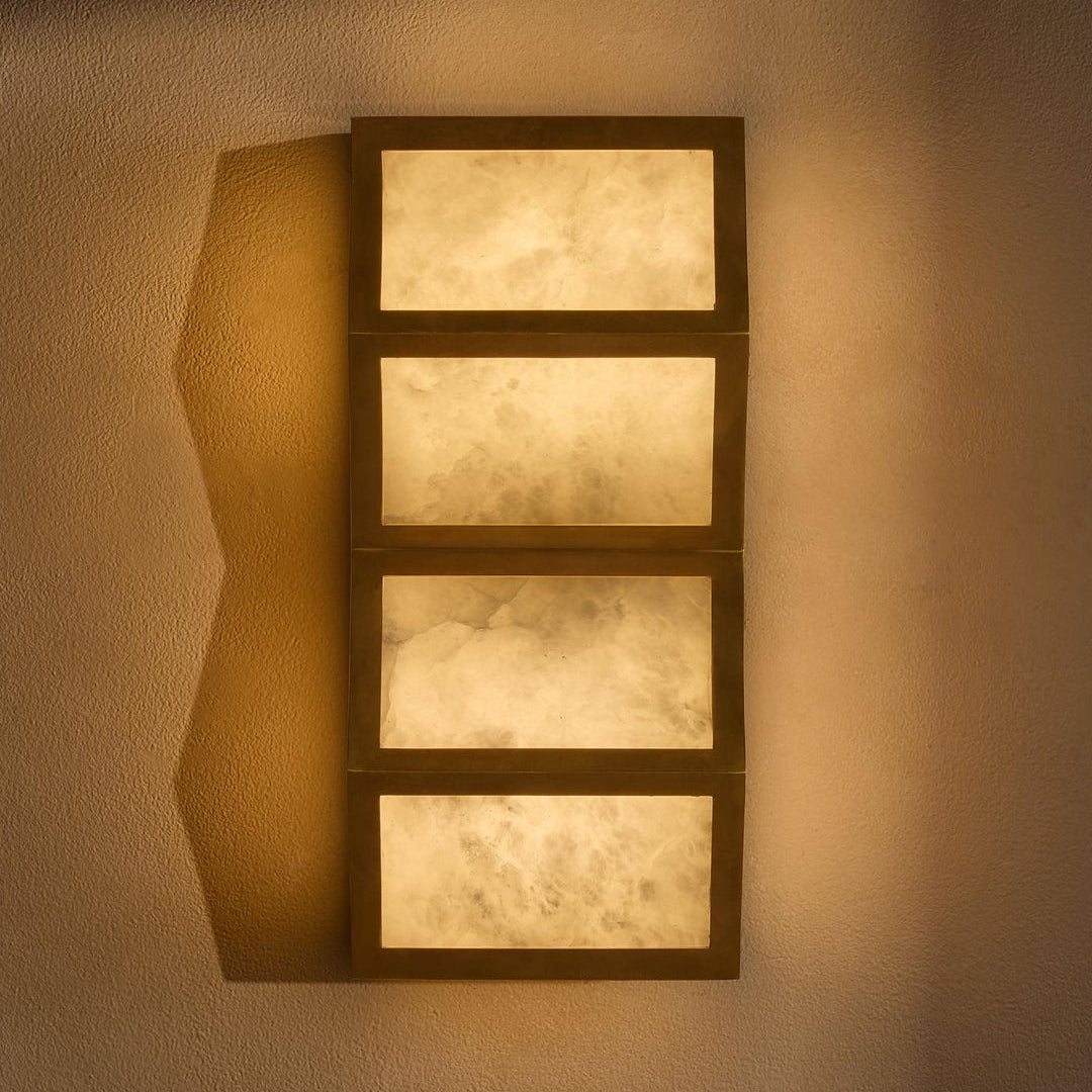 Nerissa Cascade Alabaster Wall Light