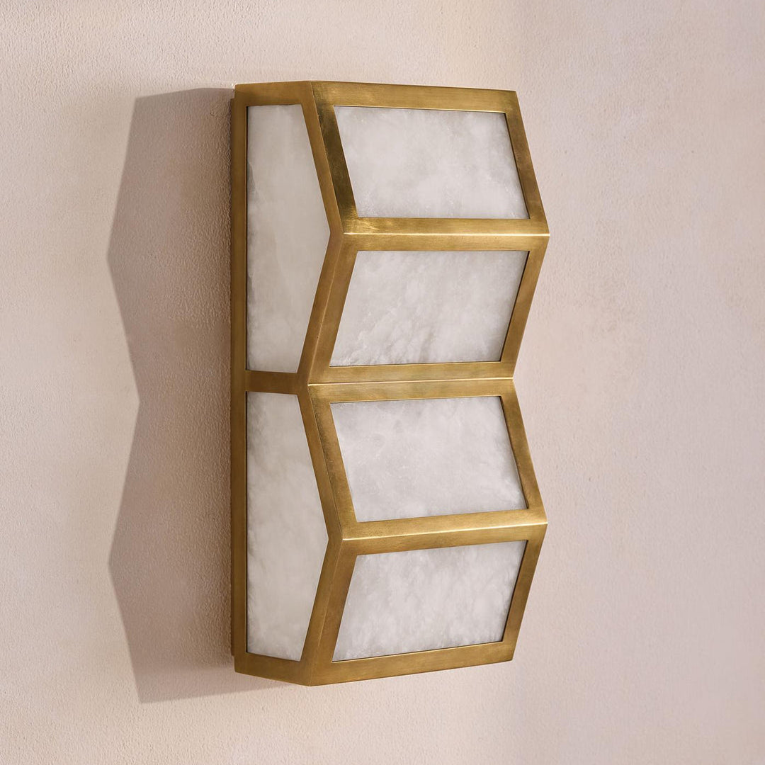 Nerissa Cascade Alabaster Wall Light